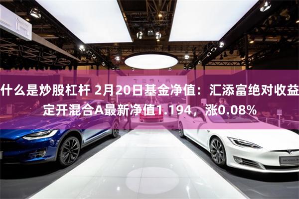 什么是炒股杠杆 2月20日基金净值：汇添富绝对收益定开混合A最新净值1.194，涨0.08%