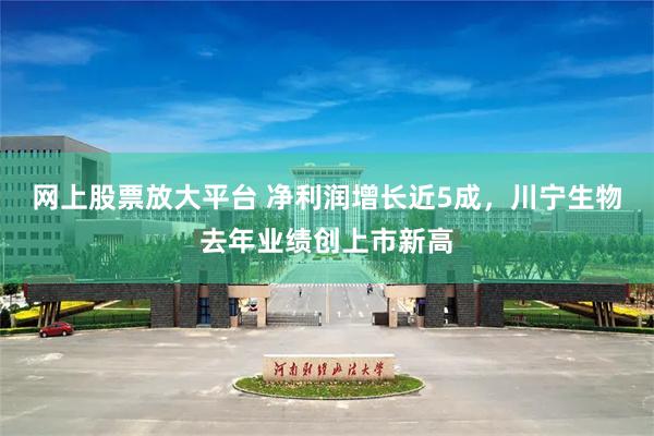 网上股票放大平台 净利润增长近5成，川宁生物去年业绩创上市新高