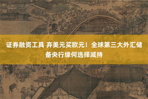证券融资工具 弃美元买欧元！全球第三大外汇储备央行缘何选择减持